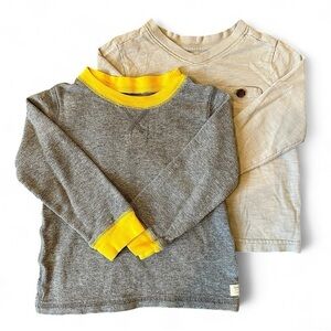 Carter’s sz 2T bundle of long sleeve thermal / pocket tshirts for fall or winter
